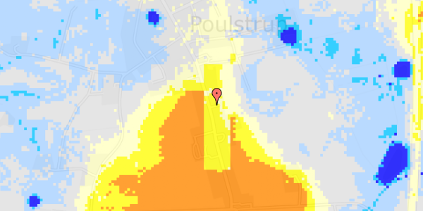 Ekstrem regn på Hovedgaden 46A