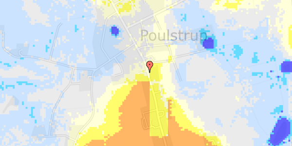 Ekstrem regn på Hovedgaden 47