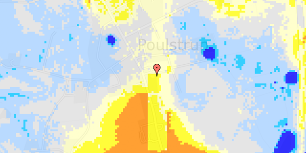 Ekstrem regn på Hovedgaden 66