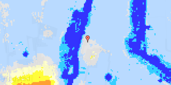 Ekstrem regn på Høgstedvej 155