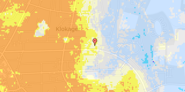 Ekstrem regn på Idræts Alle 27, st. th