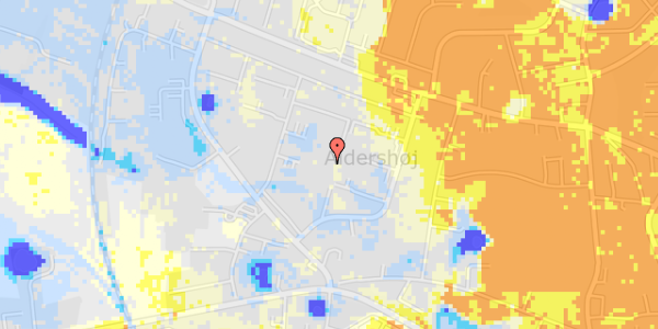 Ekstrem regn på Kristiansandsvej 27, 1. tv