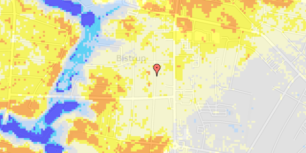 Ekstrem regn på Lars Dyrskjøts Vej 20, kl. 