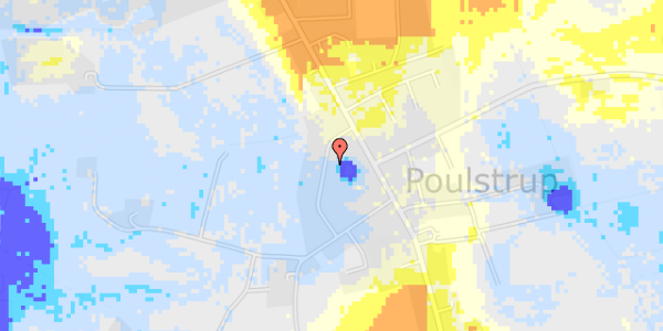 Ekstrem regn på Lindager 7