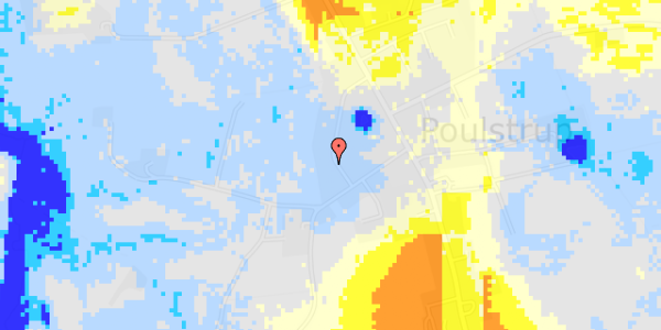 Ekstrem regn på Lindager 22