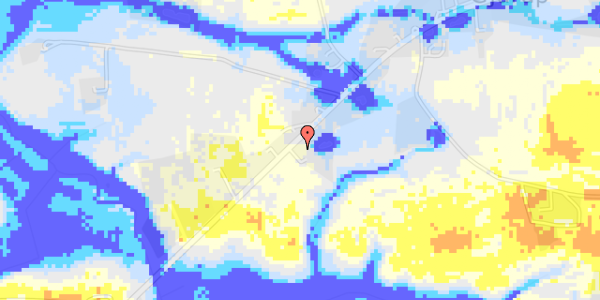 Ekstrem regn på Løkkensvej 349