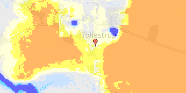 Ekstrem regn på Tollestrupvej 211B