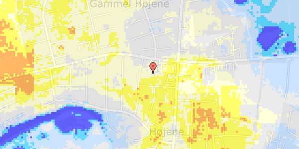 Ekstrem regn på Vellingshøjvej 340