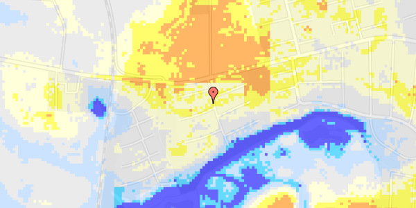 Ekstrem regn på Ærenprisvej 2