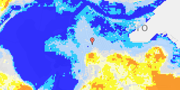 Ekstrem regn på Adelgade 40F