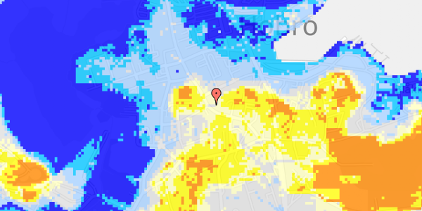 Ekstrem regn på Adelgade 53, 2. 