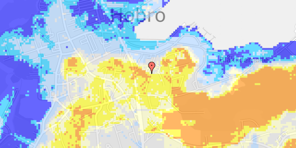 Ekstrem regn på Grøndalsvej 21