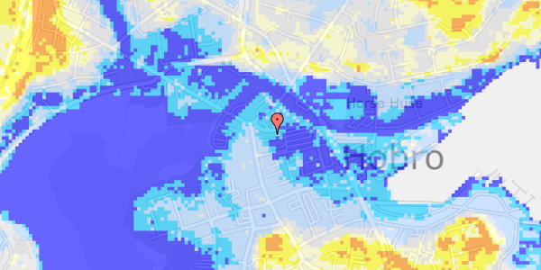 Ekstrem regn på H I Biesgade 19, 2. 