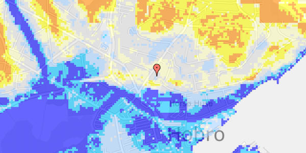 Ekstrem regn på Hegedalsvej 14