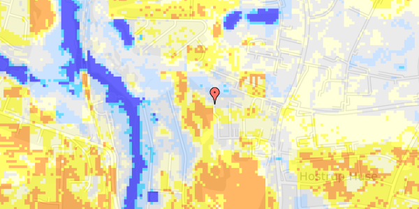 Ekstrem regn på Hostrupvænget 206, 2. th