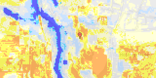 Ekstrem regn på Hovangsvej 54