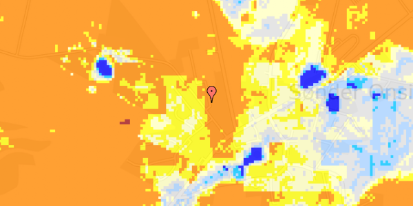 Ekstrem regn på Lokesvej 1