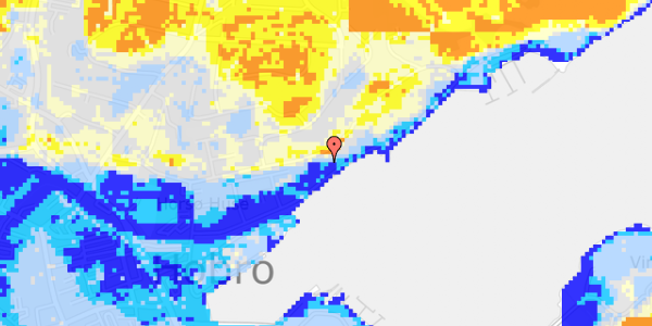 Ekstrem regn på Nedre Strandvej 31