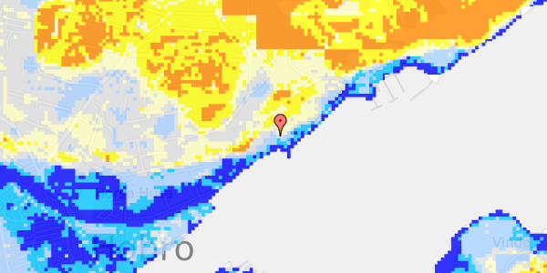 Ekstrem regn på Nedre Strandvej 41