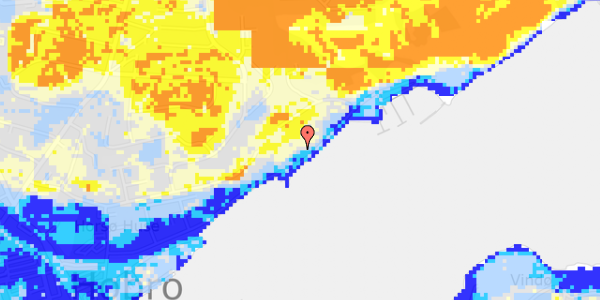 Ekstrem regn på Nedre Strandvej 51