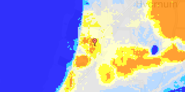 Ekstrem regn på Niels Bødkers Vej 1