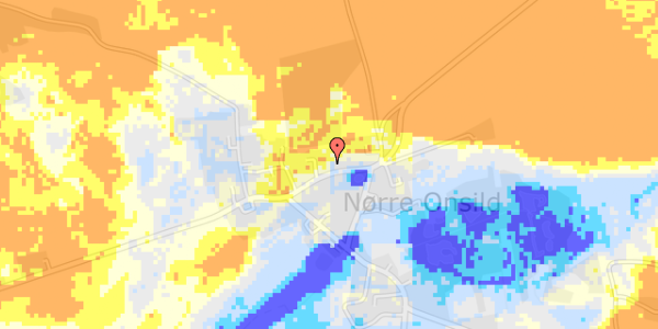 Ekstrem regn på Nr Onsildvej 22