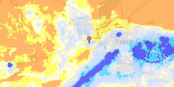 Ekstrem regn på Nr Onsildvej 25