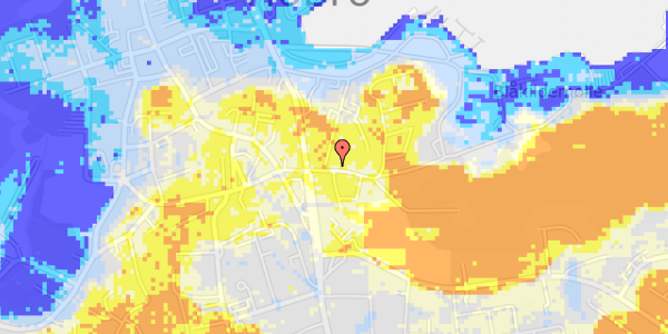 Ekstrem regn på Skovvej 11, st. th