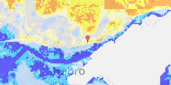 Ekstrem regn på Strandvej 49