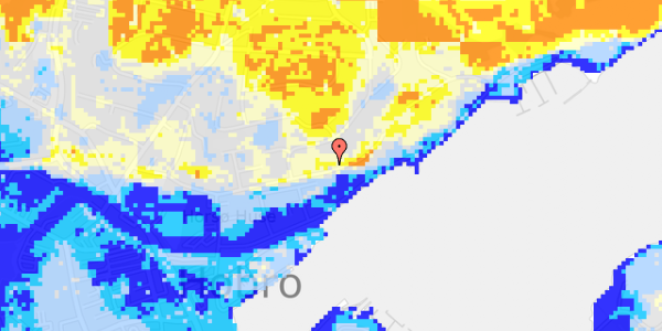 Ekstrem regn på Strandvej 55