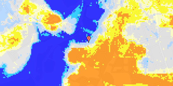 Ekstrem regn på Vester Alle 38