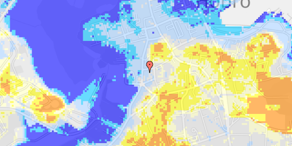 Ekstrem regn på Vestergade 27, 1. 