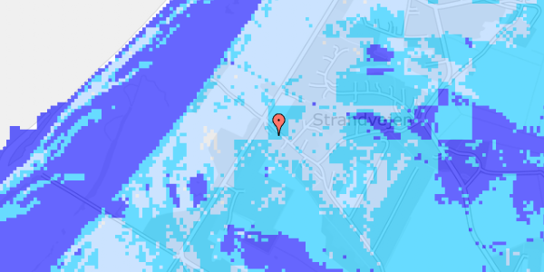 Ekstrem regn på Strandvejen 51