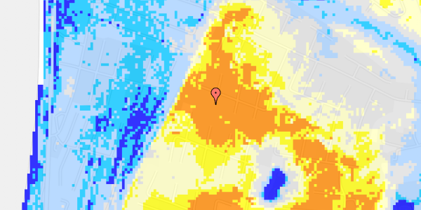 Ekstrem regn på Agathesvej 21