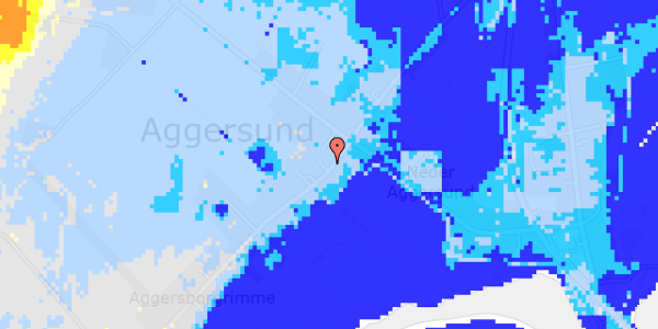 Ekstrem regn på Aggersborgvej 10