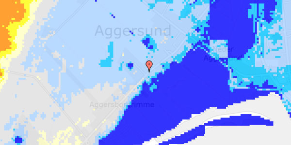 Ekstrem regn på Aggersborgvej 28