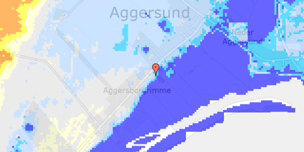 Ekstrem regn på Aggersborgvej 39