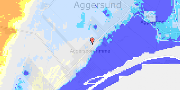 Ekstrem regn på Aggersborgvej 58