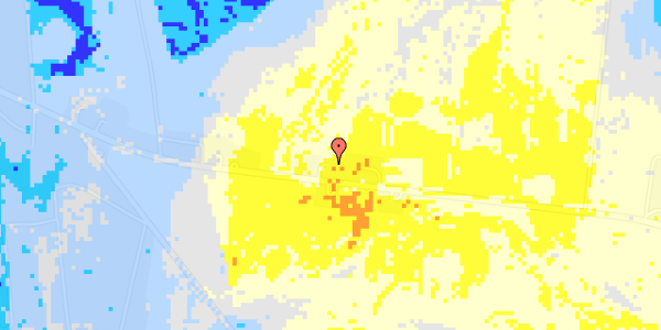 Ekstrem regn på Bjørnsholmvej 49