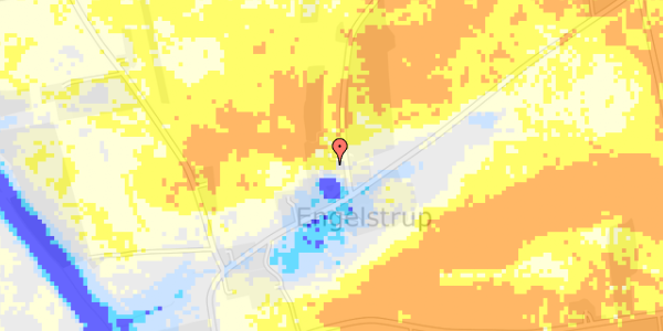 Ekstrem regn på Engelstrupvej 20