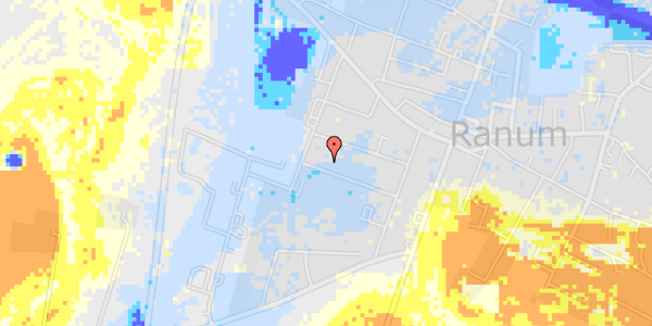 Ekstrem regn på Engtoften 16