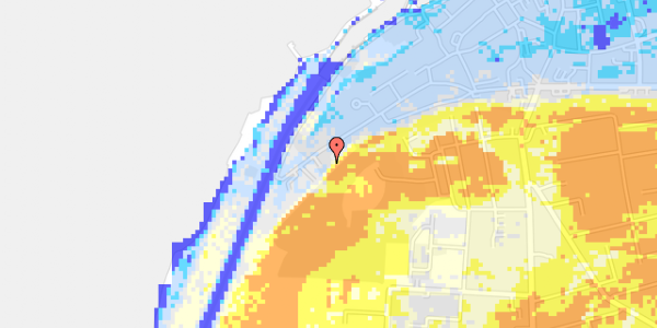 Ekstrem regn på Fischersgade 79, 1. 