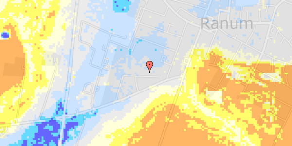 Ekstrem regn på Kærgaardsvej 8