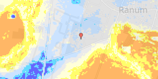 Ekstrem regn på Kærgaardsvej 19