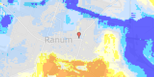 Ekstrem regn på Nørregade 25