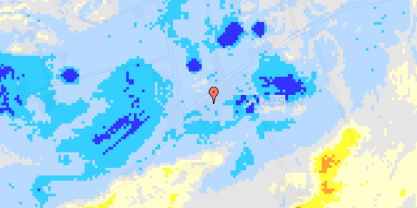 Ekstrem regn på Rønbjergvej 77A