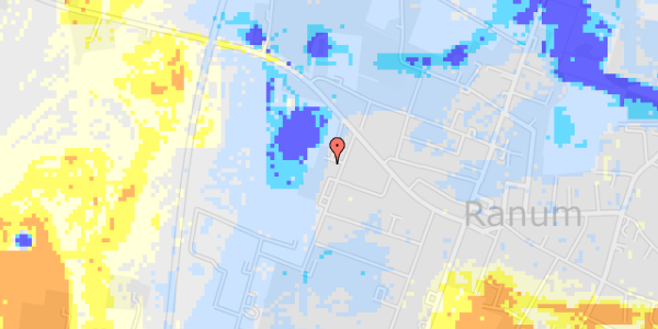 Ekstrem regn på Stadionvej 12