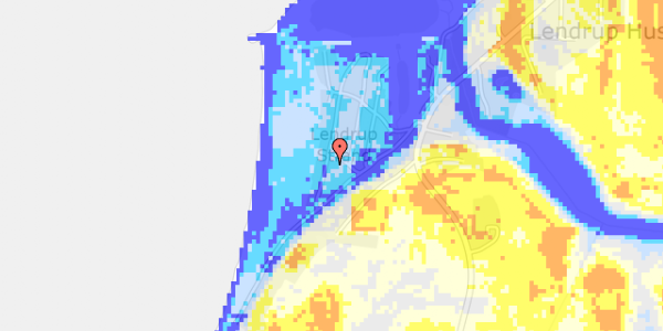 Ekstrem regn på Tuborgvej 12