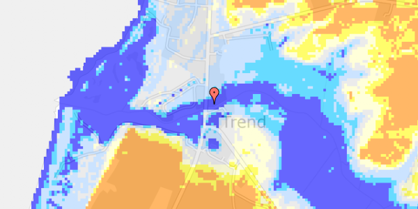 Ekstrem regn på Viborgvej 619