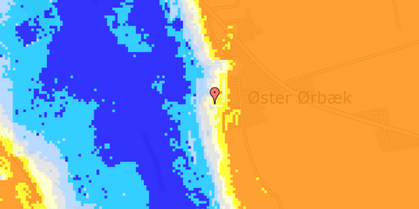 Ekstrem regn på Øster Ørbækvej 20